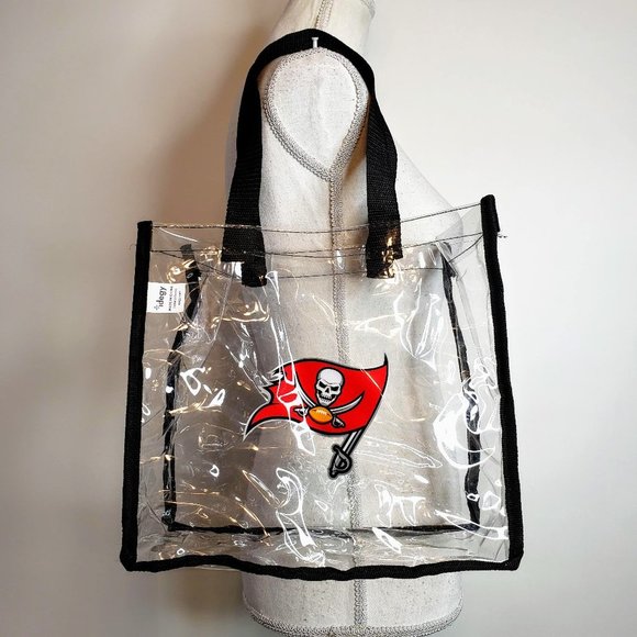 Tampa Bay Buccaneers Clear Small Shopping Tote - Picture 1 of 7
